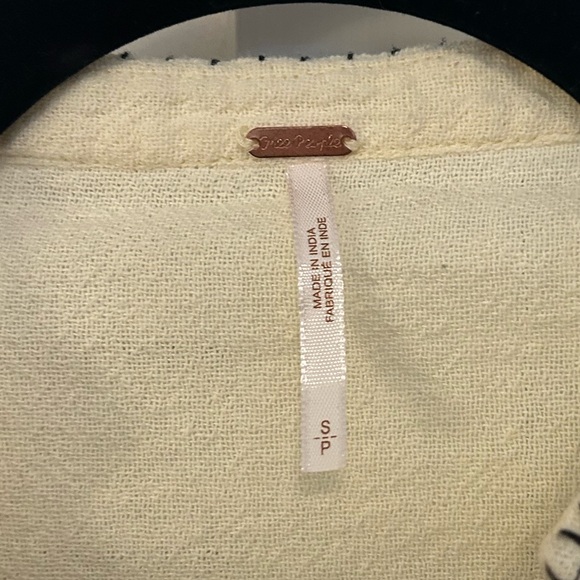 Free People Temecula Blouse in Ivory/Combo - Picture 3 of 4